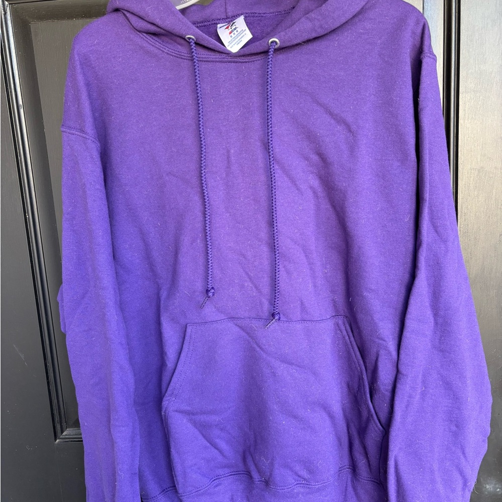 Jerzees Ladies  Purple Hoodie Sweater Med